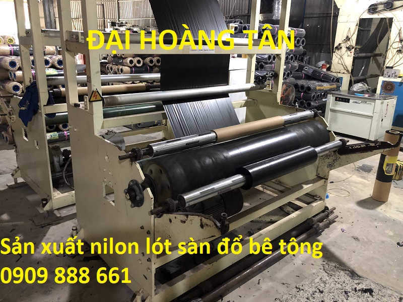 nilon lót sàn đổ bê tông